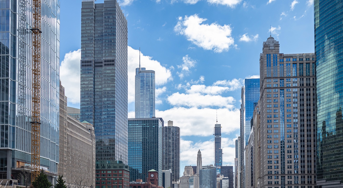 Chicago skyline photograph
