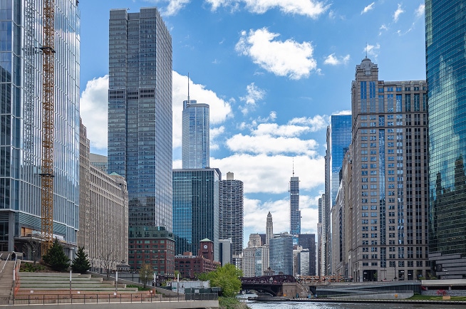Chicago skyline photograph